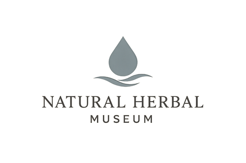 Natural Herbal Museum 橫向佈局標誌